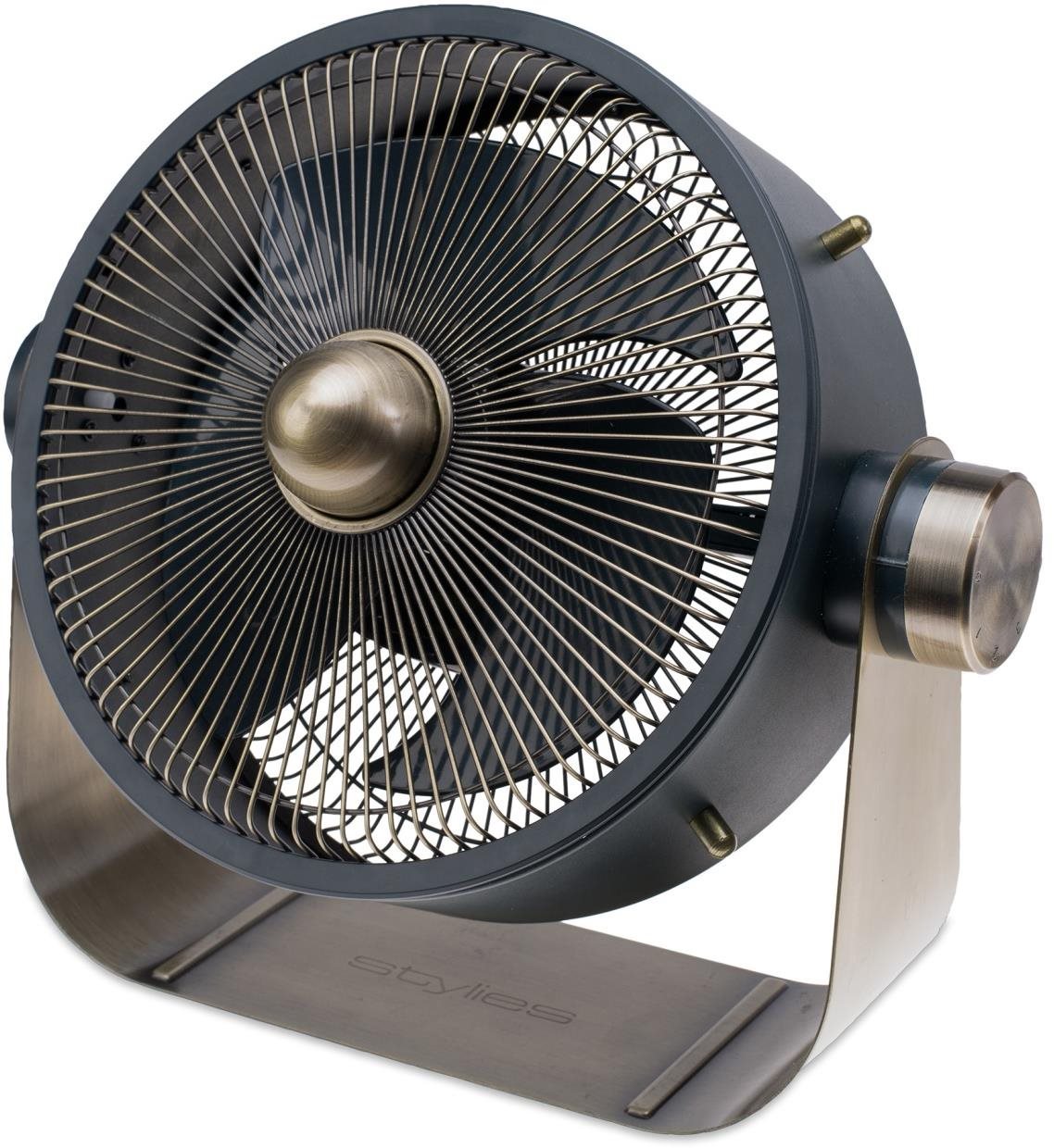 Stylies Castor nerezový podlahový ventilátor