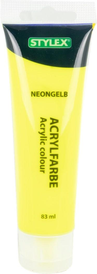 Stylex Akrylová barva 83 ml neonově žlutá 28678
