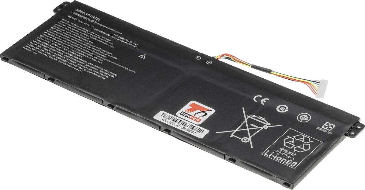 T6 Power pro Acer TravelMate P2 P214-52, Li-Ion, 15,4 V, 3550 mAh (54,6 Wh), černá