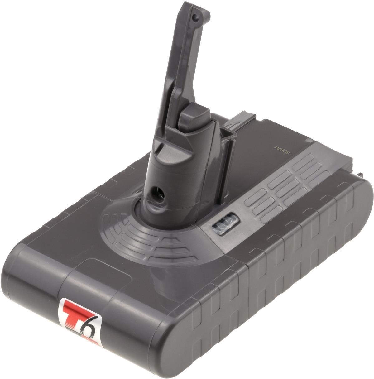 T6 Power pro Dyson V8, Li-Ion, 21,6 V, 4000 mAh , šedá