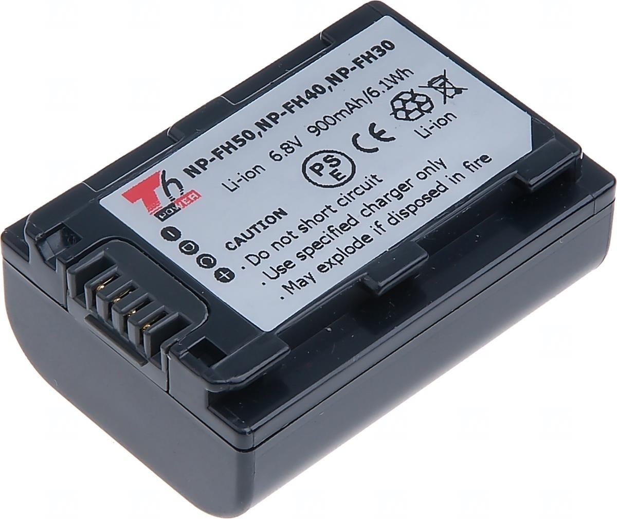 T6 power Sony NP-FH50, 750mAh, šedá