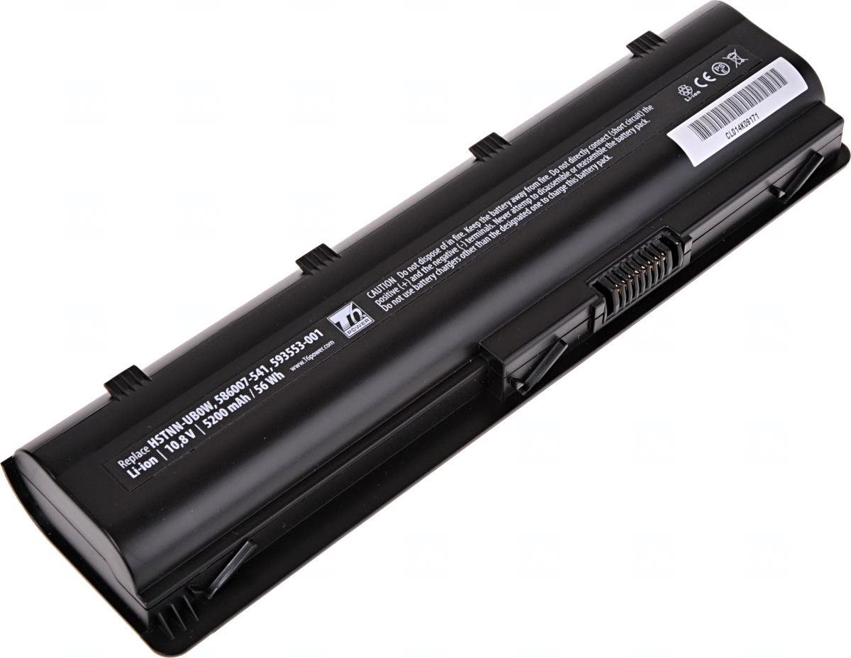 T6 Power pro Hewlett Packard Pavilion G6-2300 serie, Li-Ion, 10,8 V, 5200 mAh (56 Wh), černá