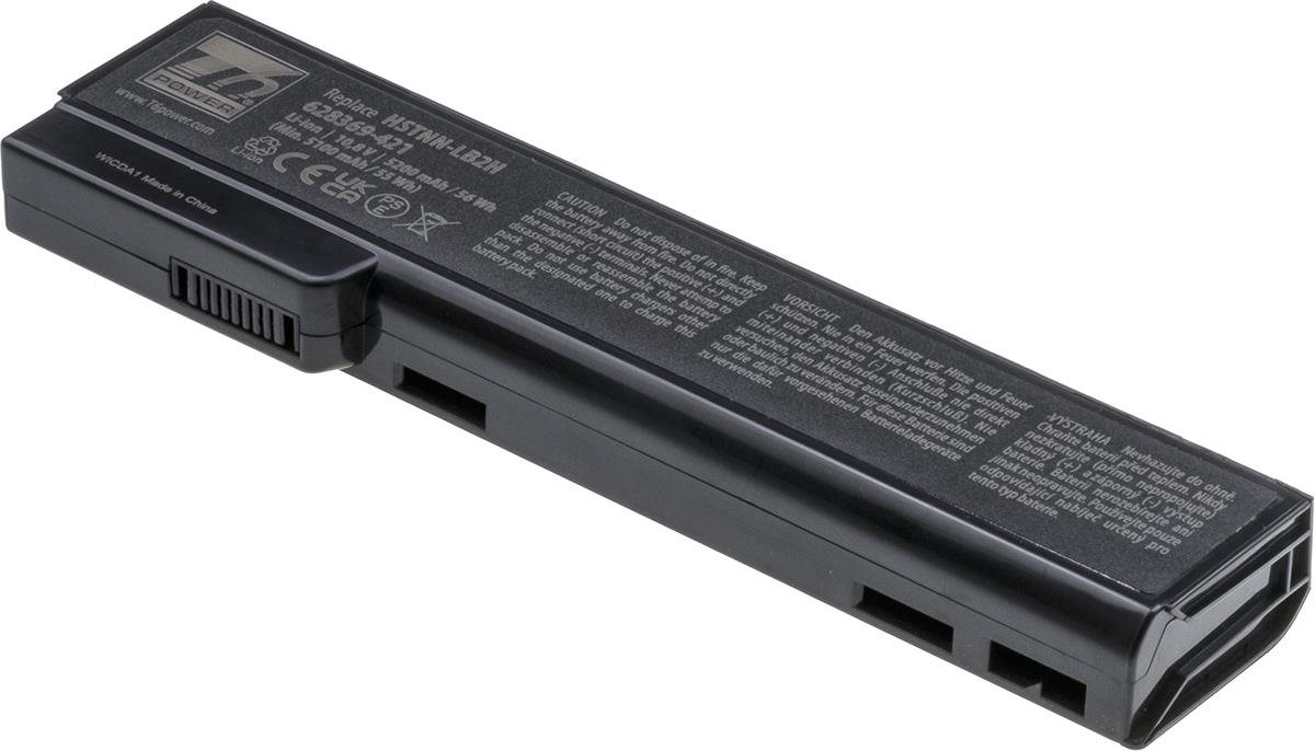 T6 Power pro Hewlett Packard EliteBook 8460p, Li-Ion, 10,8 V, 5200 mAh (56 Wh), černá