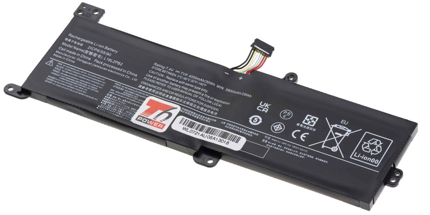T6 Power pro Lenovo IdeaPad 330-17AST 81D7, Li-Poly, 7,4 V, 4050 mAh (30 Wh), černá