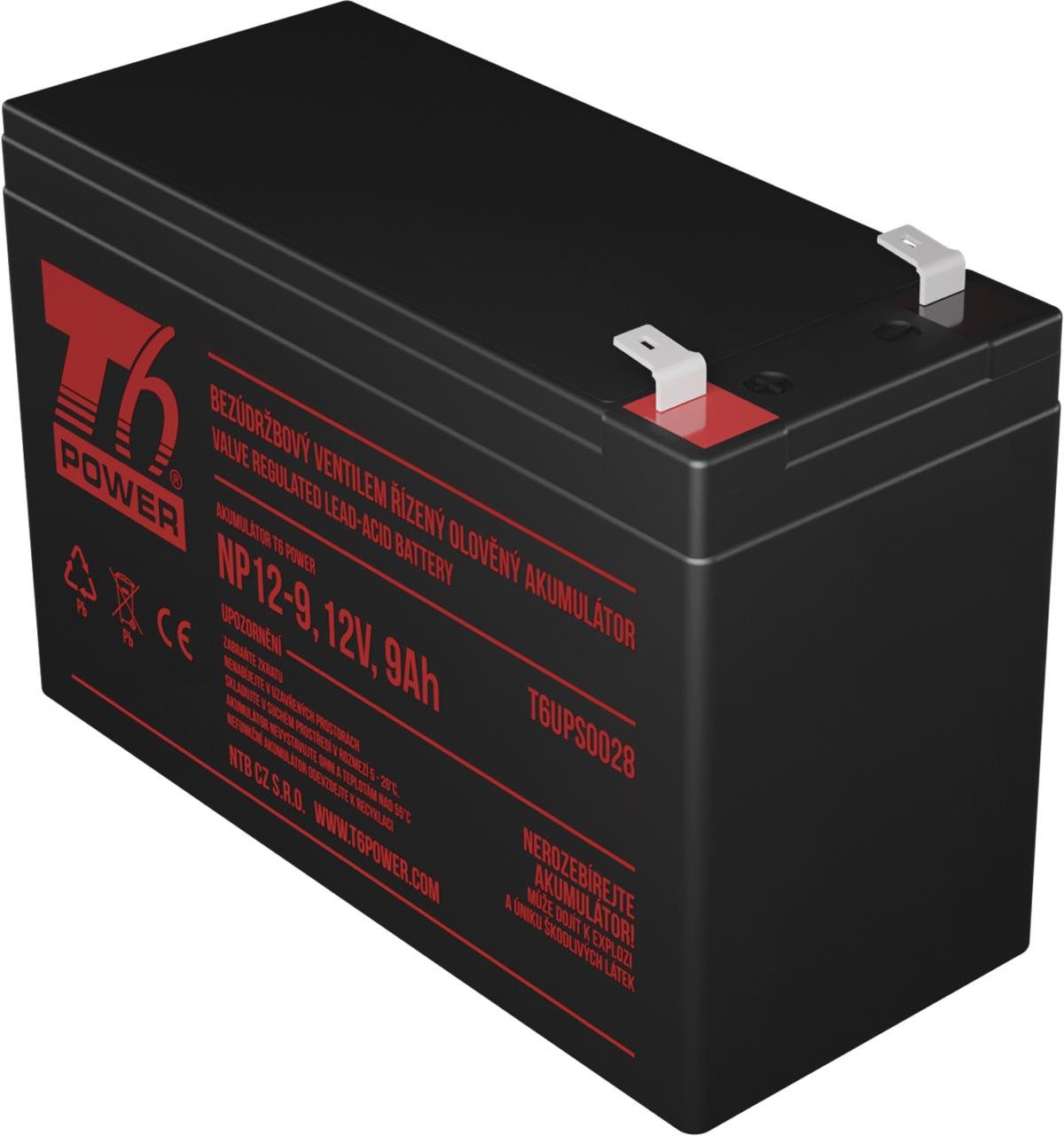 Sada baterií T6 Power pro APC Back-UPS 300, VRLA, 12 V
