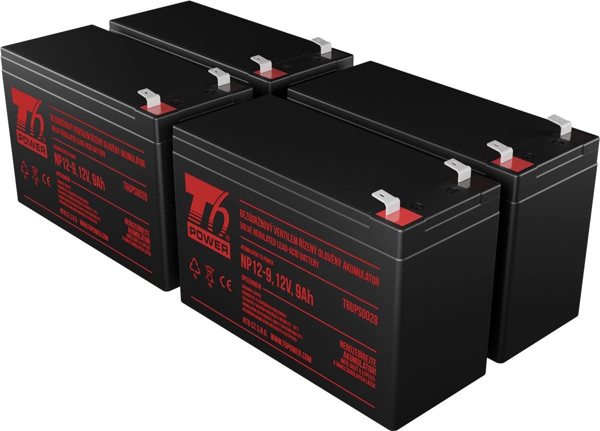Sada baterií T6 Power pro Fortron FSP KNIGHT RM 2K, VRLA, 12 V