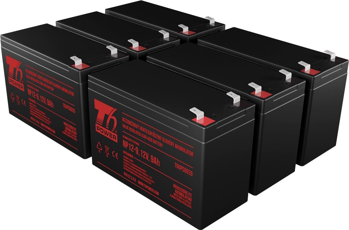 Sada baterií T6 Power pro Fortron FSP KNIGHT 3000VA tower, VRLA, 12 V