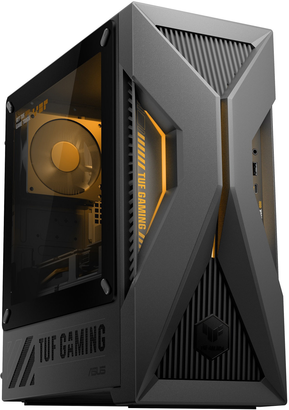 ASUS TUF T500 Gaming Desktop Solar Eclipse Gray