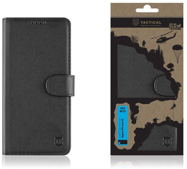 Tactical Field Notes pro Apple iPhone 16 Black