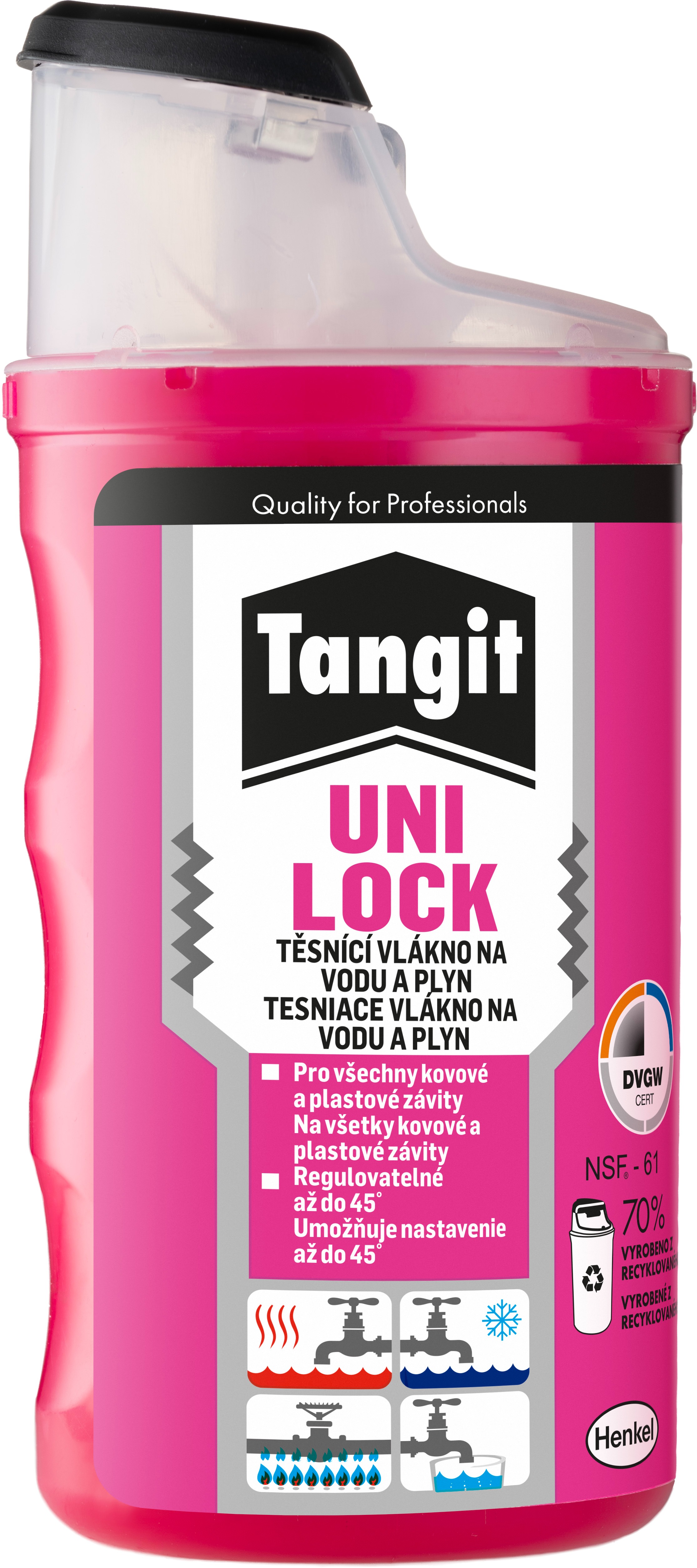 TANGIT Uni-Lock, 160 m - kvalitní těsnění pro dům, dílnu a zahradu