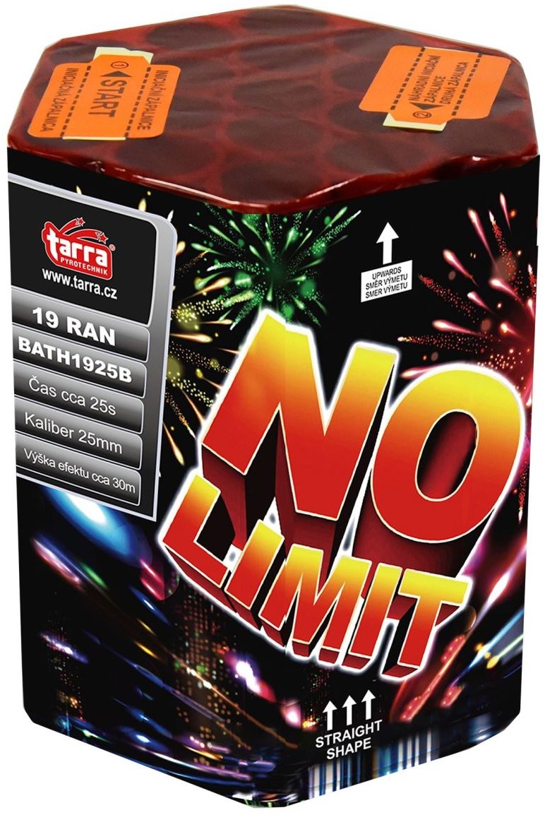 Tarra Ohňostroj - Baterie výmetnic no limit 19 ran