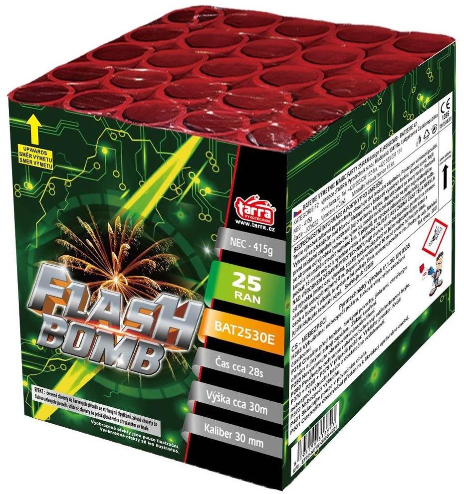 Tarra Ohňostroj - Baterie výmetnic flash bomb 25ran