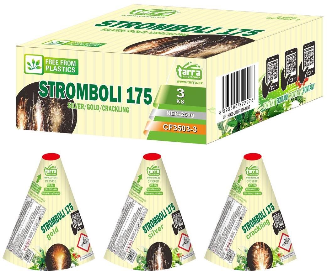 TARRA Fontány stromboli 175 - green line 3 ks