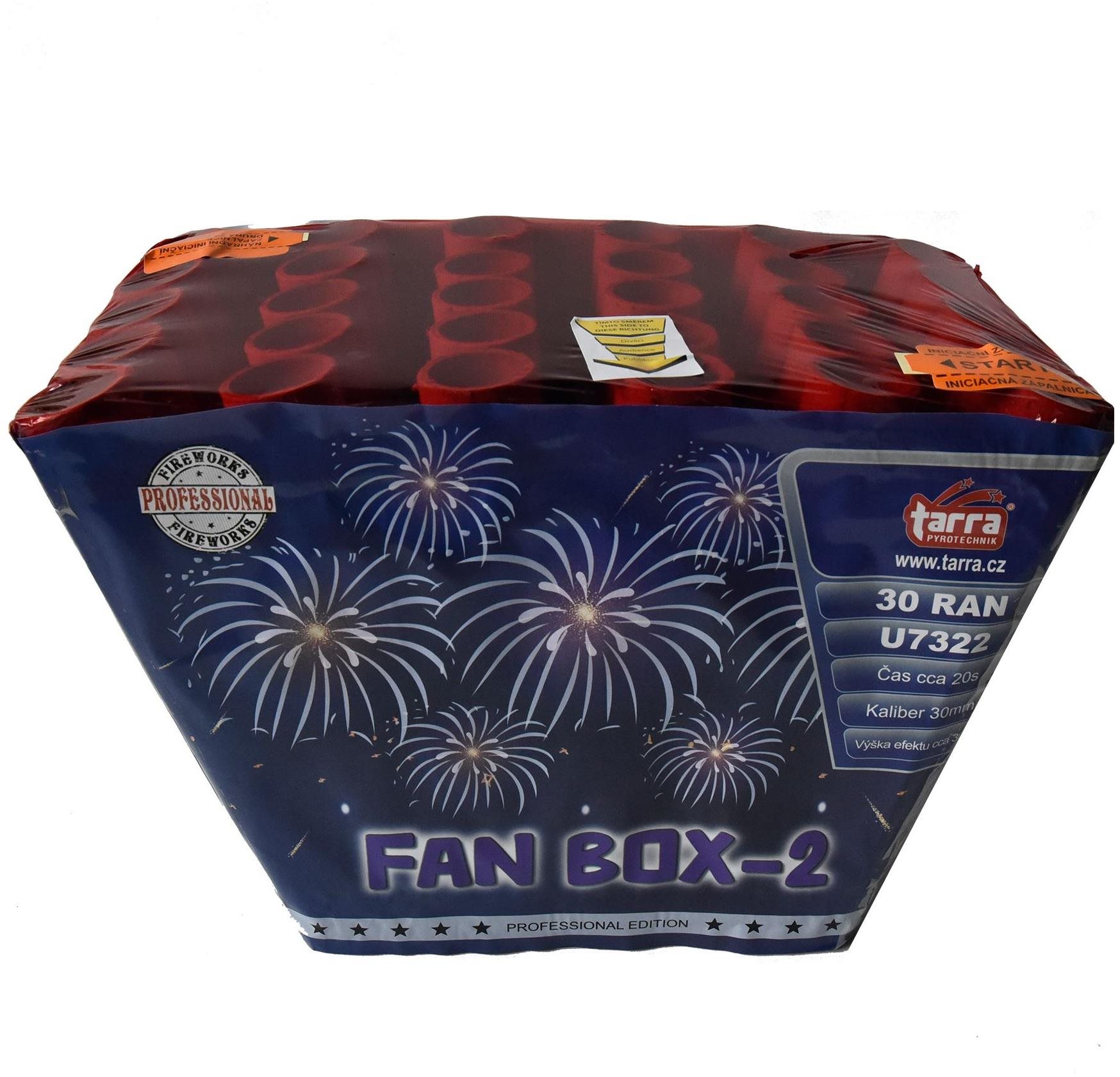 Tarra Ohňostroj - baterie výmetnic fan box 2 - 30 ran