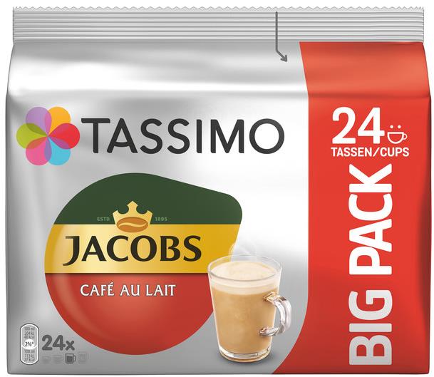 TASSIMO Jacobs Café Au Lait 24 porcí