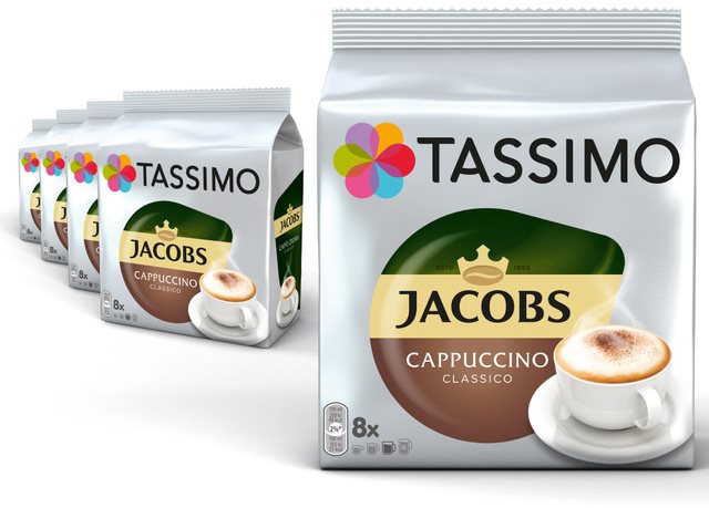 TASSIMO kapsle KARTON Jacobs Cappuccino 40 nápojů