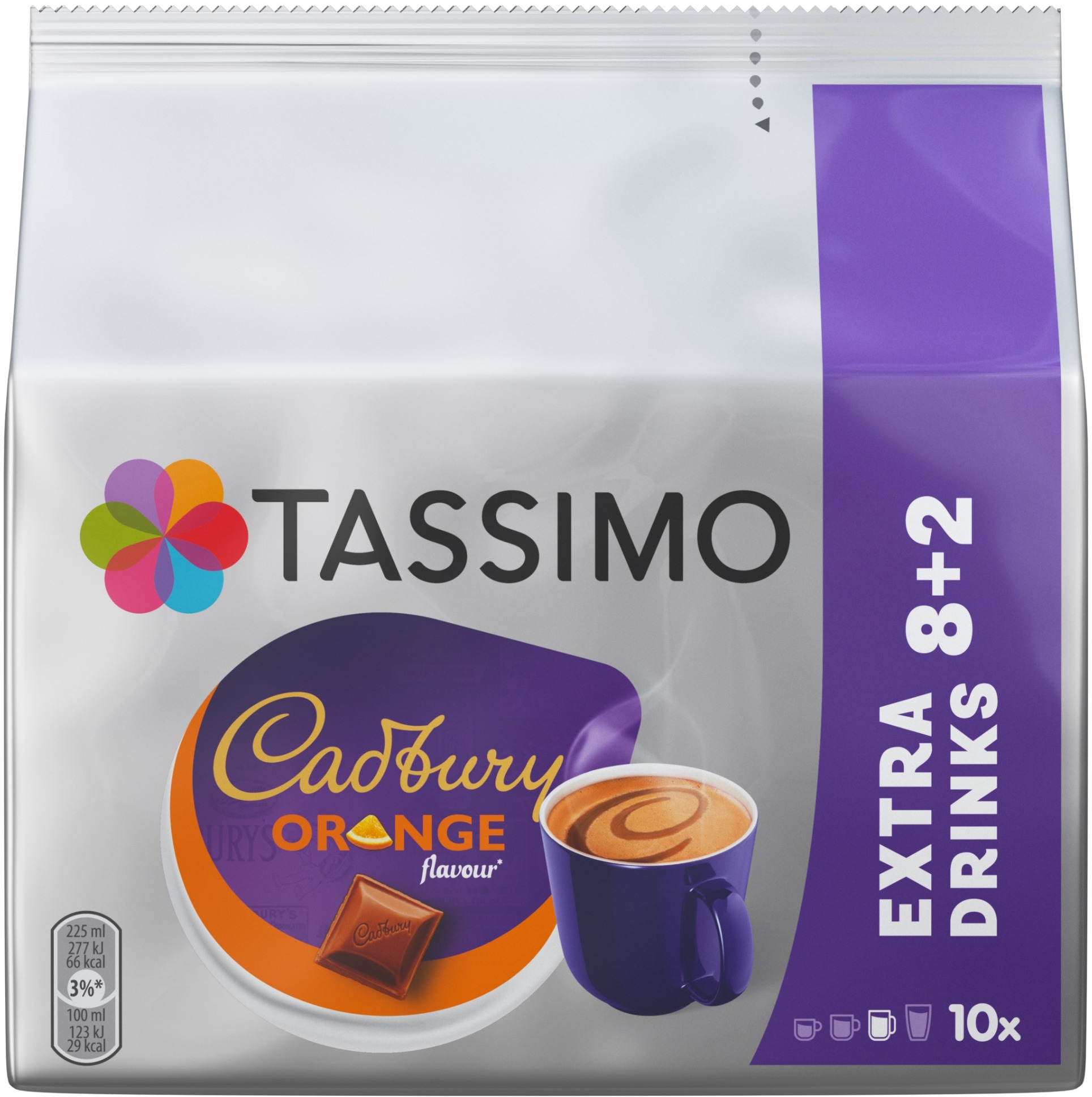 TASSIMO Cadbury Hot Chocolate Orange 8 kapslí