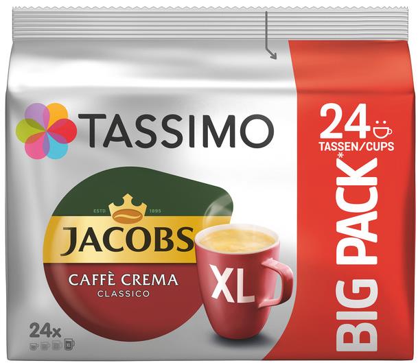 TASSIMO Jacobs Caffe Crema Classico XL 24 porcí
