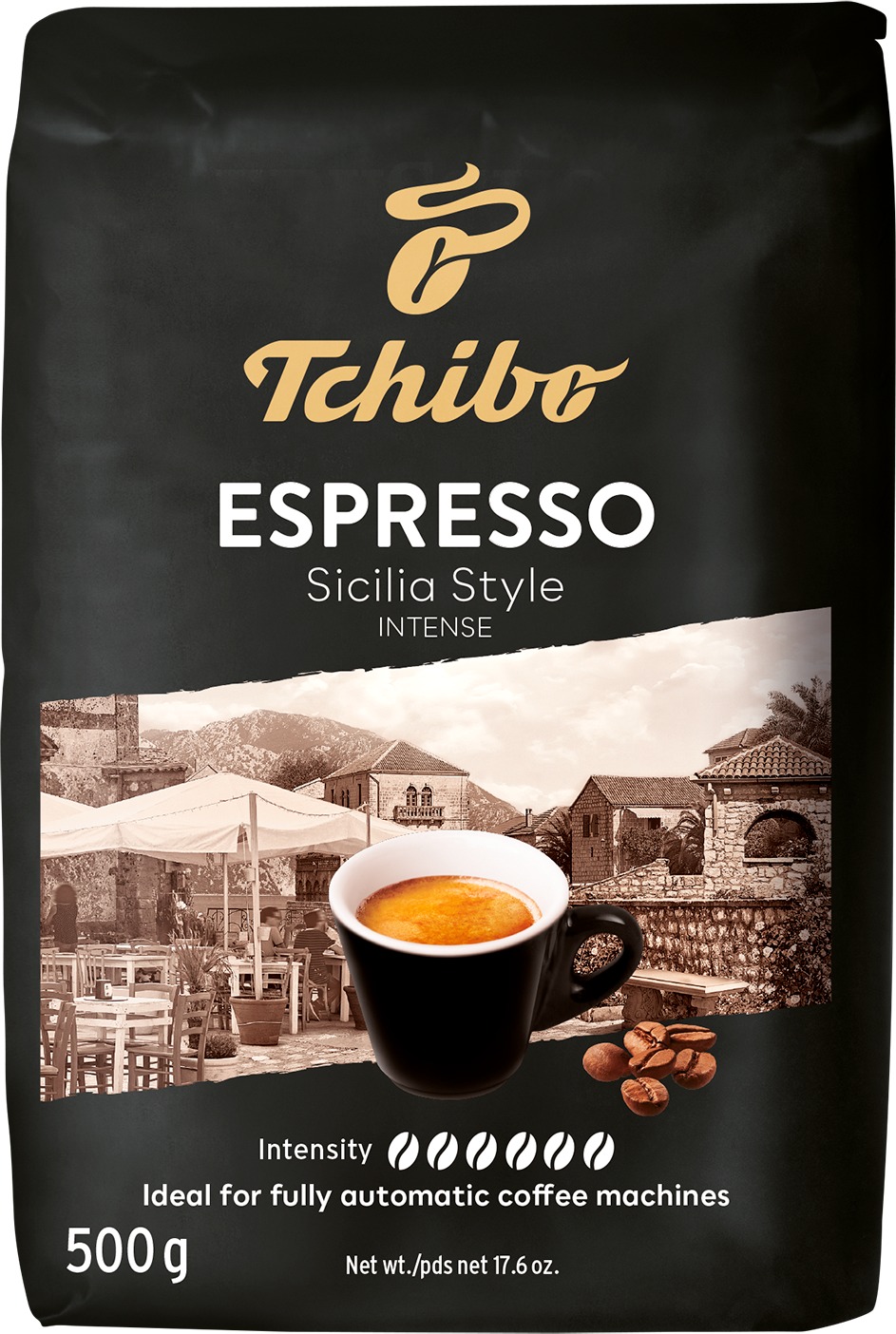 Tchibo Espresso Sicilia, zrnková, 500g
