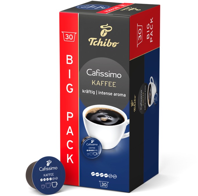 Tchibo Cafissimo Kaffee kräftig 30 kapslí