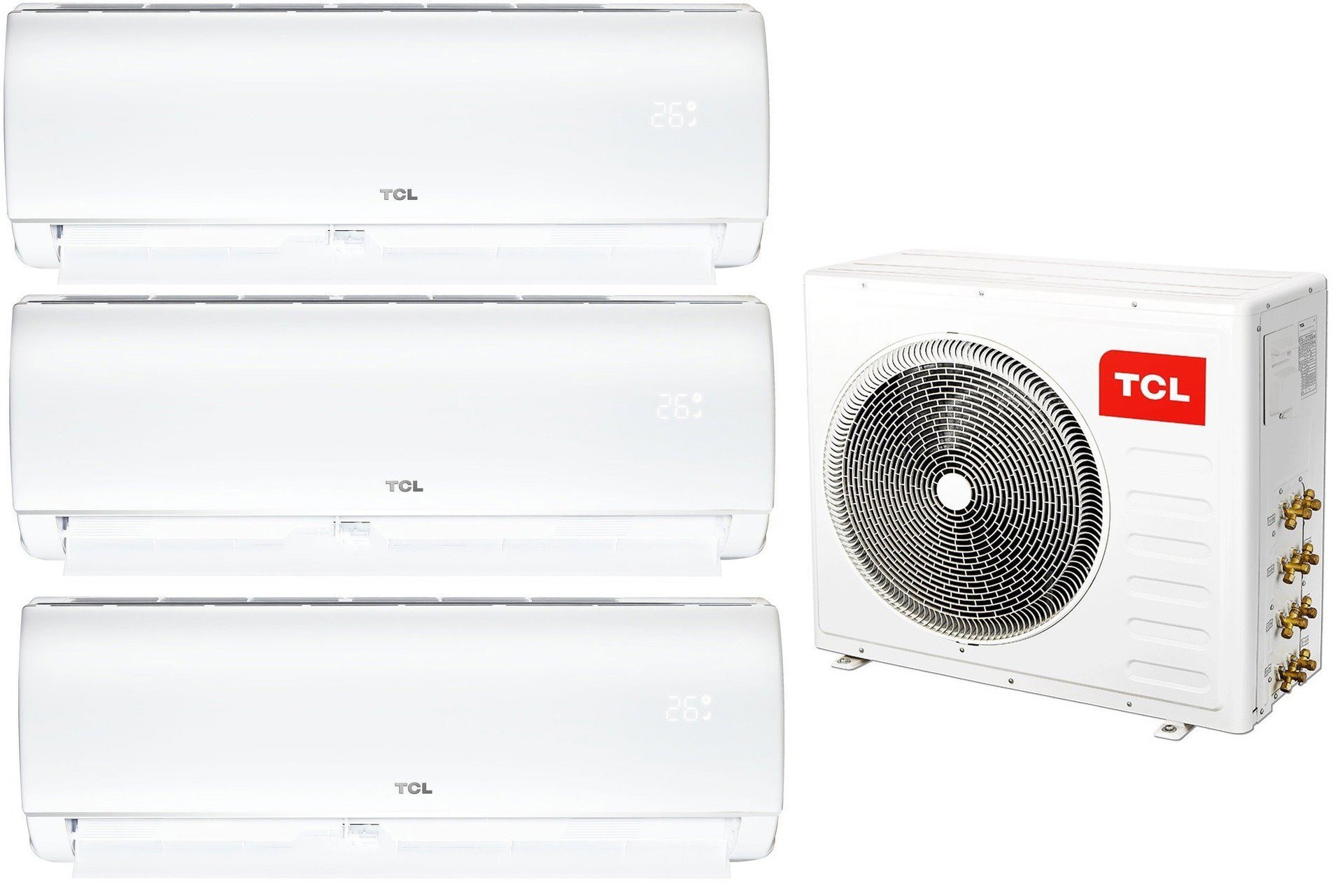 TCL FMA-32I4HD/DVO 9,4 kW + SN12F1S0 3,4 kW + SN12F1S0 3,4 kW + SN18F1S0 5,1 kW