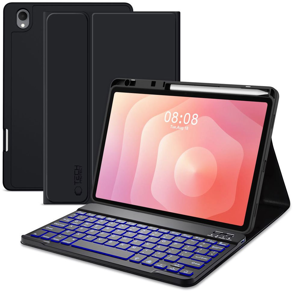 Tech-Protect SC Pen Keyboard pouzdro s klávesnicí na Samsung Galaxy Tab S11 11'', černé