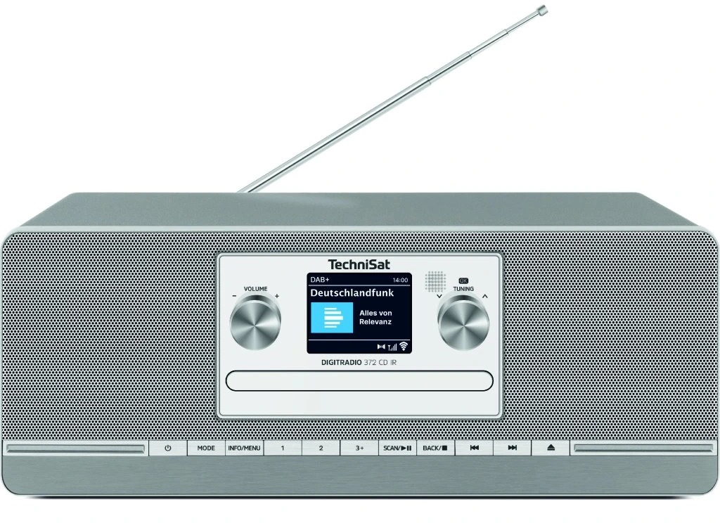 TechniSat Digitradio 372 CD IR, silver