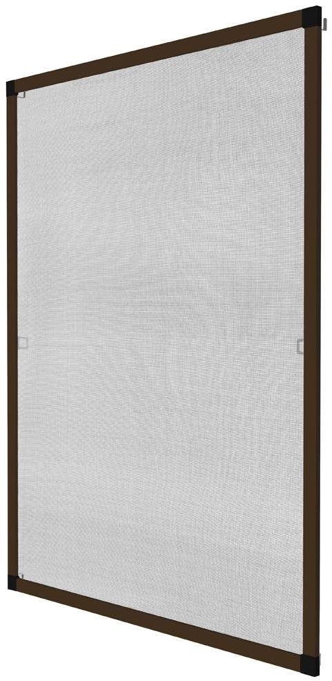 Síť proti hmyzu okenní 100 × 120 cm hnědá