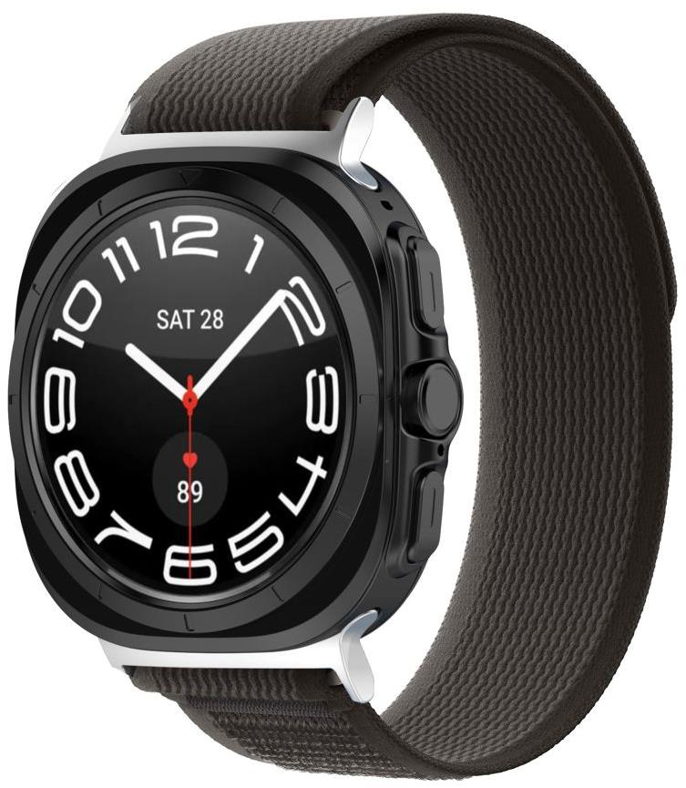 Tech-Protect Nylon na Samsung Galaxy Watch Ultra, 47 mm, černý / oranžový