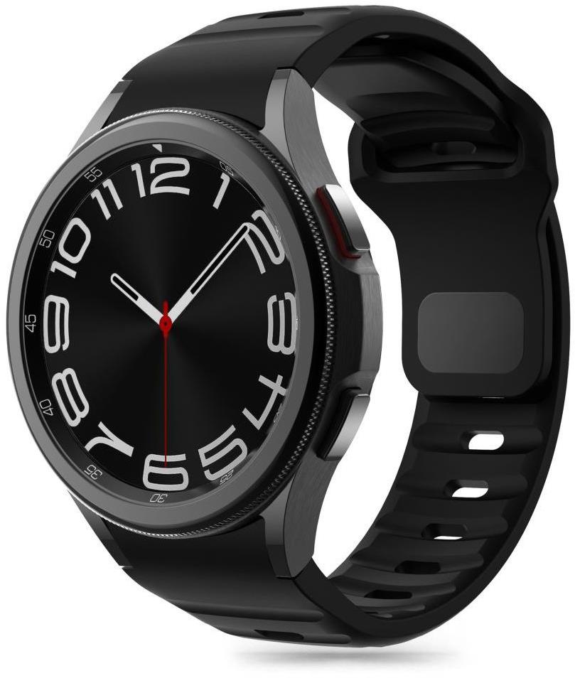 Tech-Protect Silicone Line na Samsung Galaxy Watch 4 / 5 / 5 Pro / 6 / 7 / FE, černý