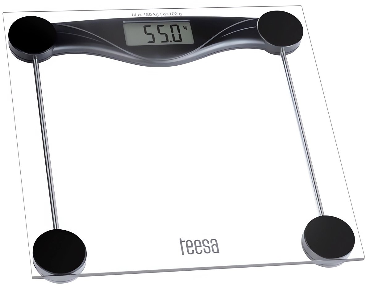 TEESA TSA0801 Osobní váha 180 kg, skleněná