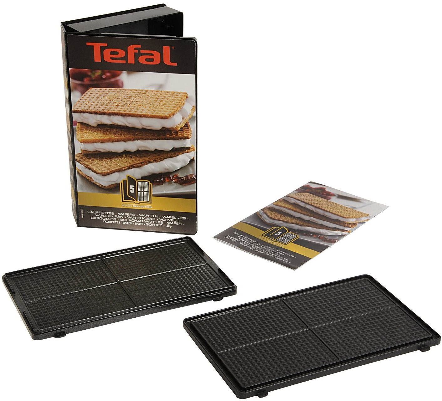 Desky na mini vafle SNACK COLLECTION XA800512, sada 2 ks, Tefal