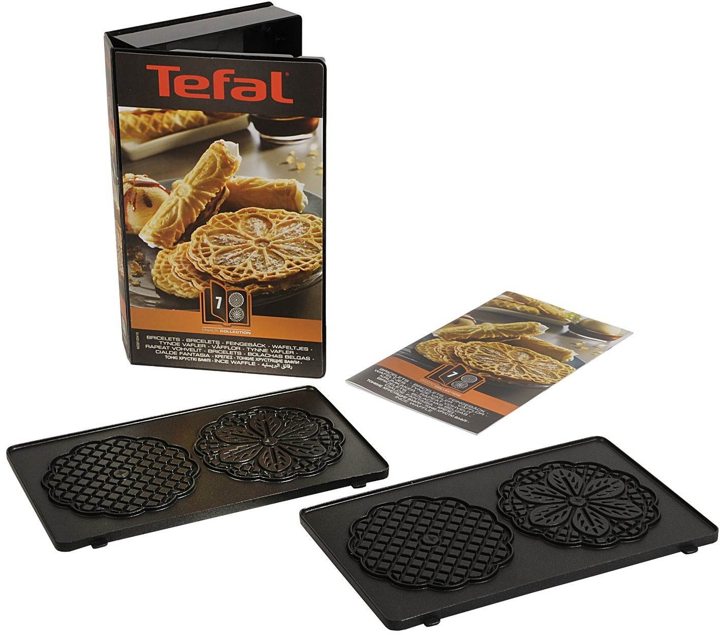 Desky na oplatky SNACK COLLECTION XA800712, sada 2 ks, Tefal