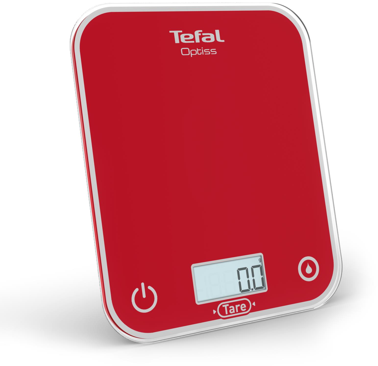 Tefal BC50U3V0 Optiss Kuchyňská váha, červená