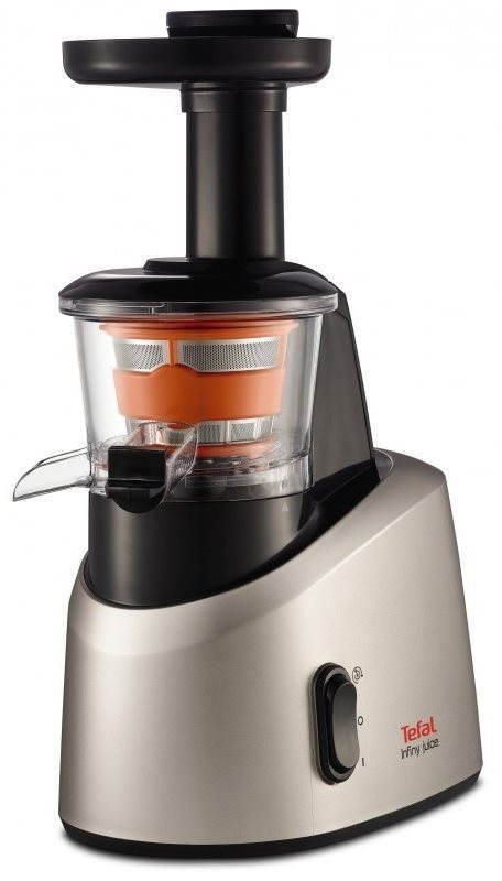 Elektrický odšťavňovač INFINY JUICE ZC255B38, stříbrná, plast, Tefal