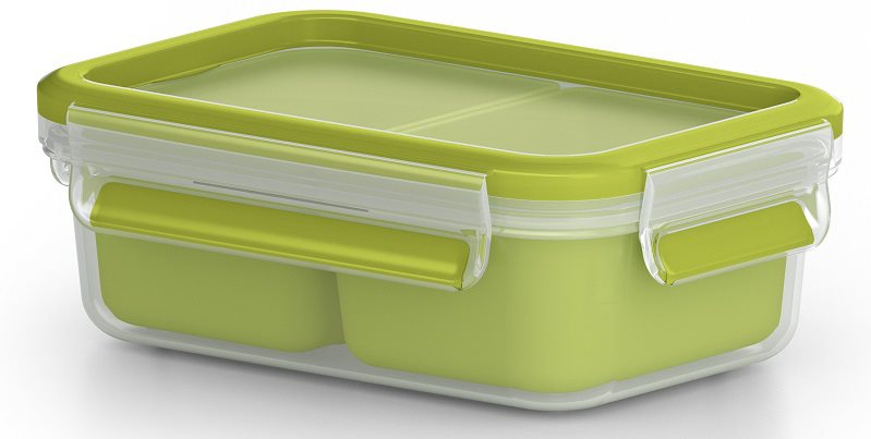 Tefal MASTER SEAL TO GO dóza obdélníková 1,0 L s 2 vnitřními miskami