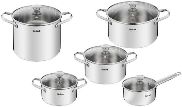 Tefal Sada nerez nádobí 10 ks Cook Eat B921SA55