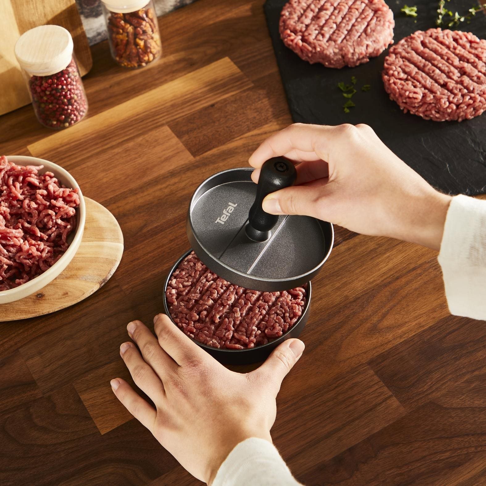 Tefal Lis na burger šedý K1851134