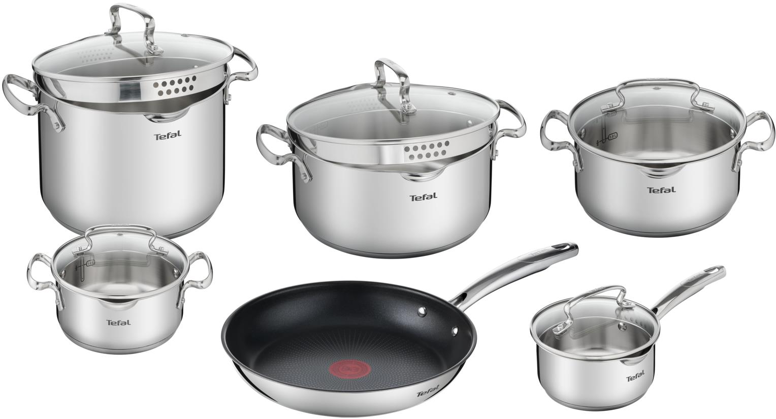 Tefal Sada nádobí 11 ks Duetto+ G732SB55