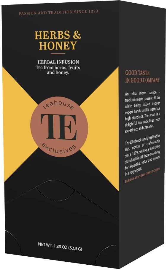 Market Grounds TE Gourmet Tea Bag Herbs & Honey 20 pcs