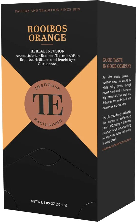 Market Grounds TE Gourmet Tea Bag Rooibos Orange 20 pcs