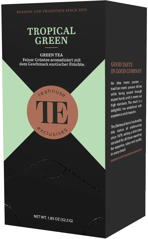 Market Grounds TE Gourmet Tea Bag Tropical Green 20 pcs
