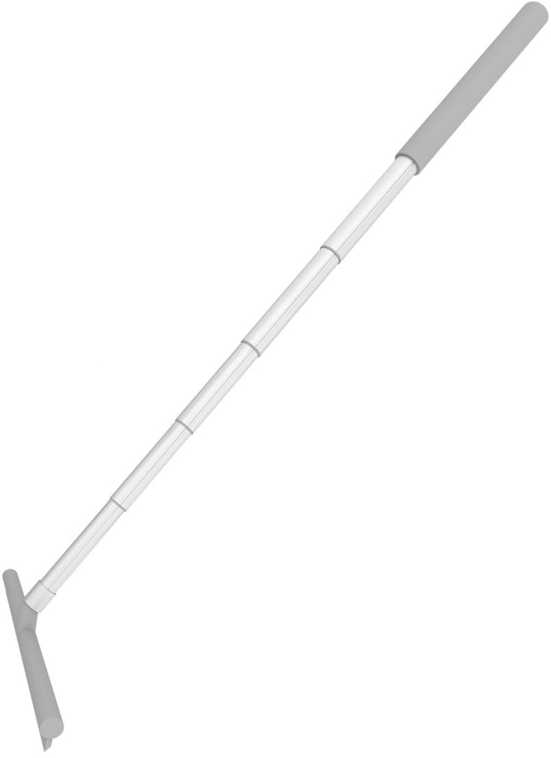 Nimco Teleskopická sprchová stěrka na sklo do koupelny šedá – silikon Unix UN-4012-T-04