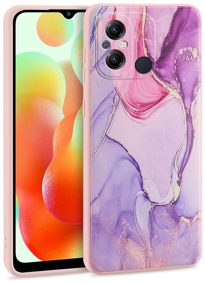 Tech-Protect Mood kryt na Xiaomi Redmi 12C, marble