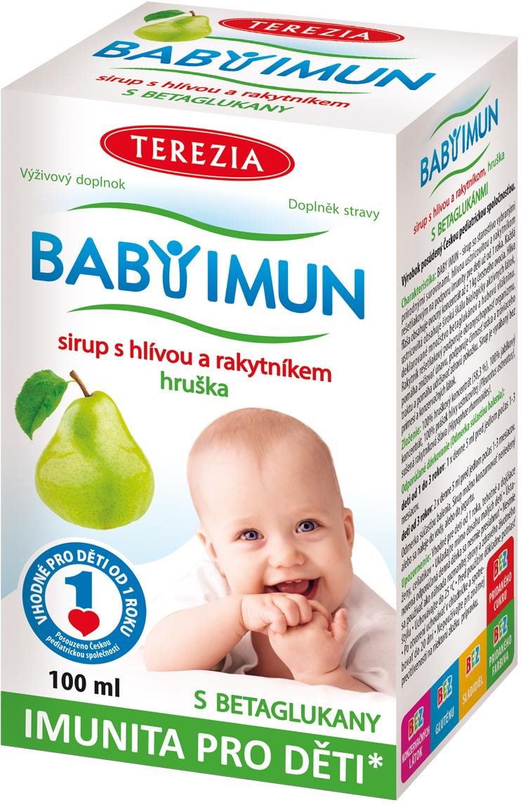 TEREZIA Baby Imun sirup s hlívou a rakytníkem hruška 100 ml