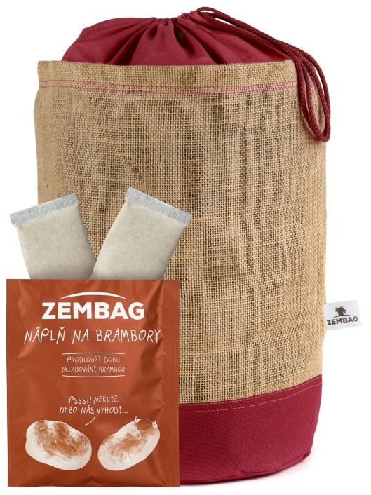 TERPENIX Zembag na 5 kg brambor, bordó