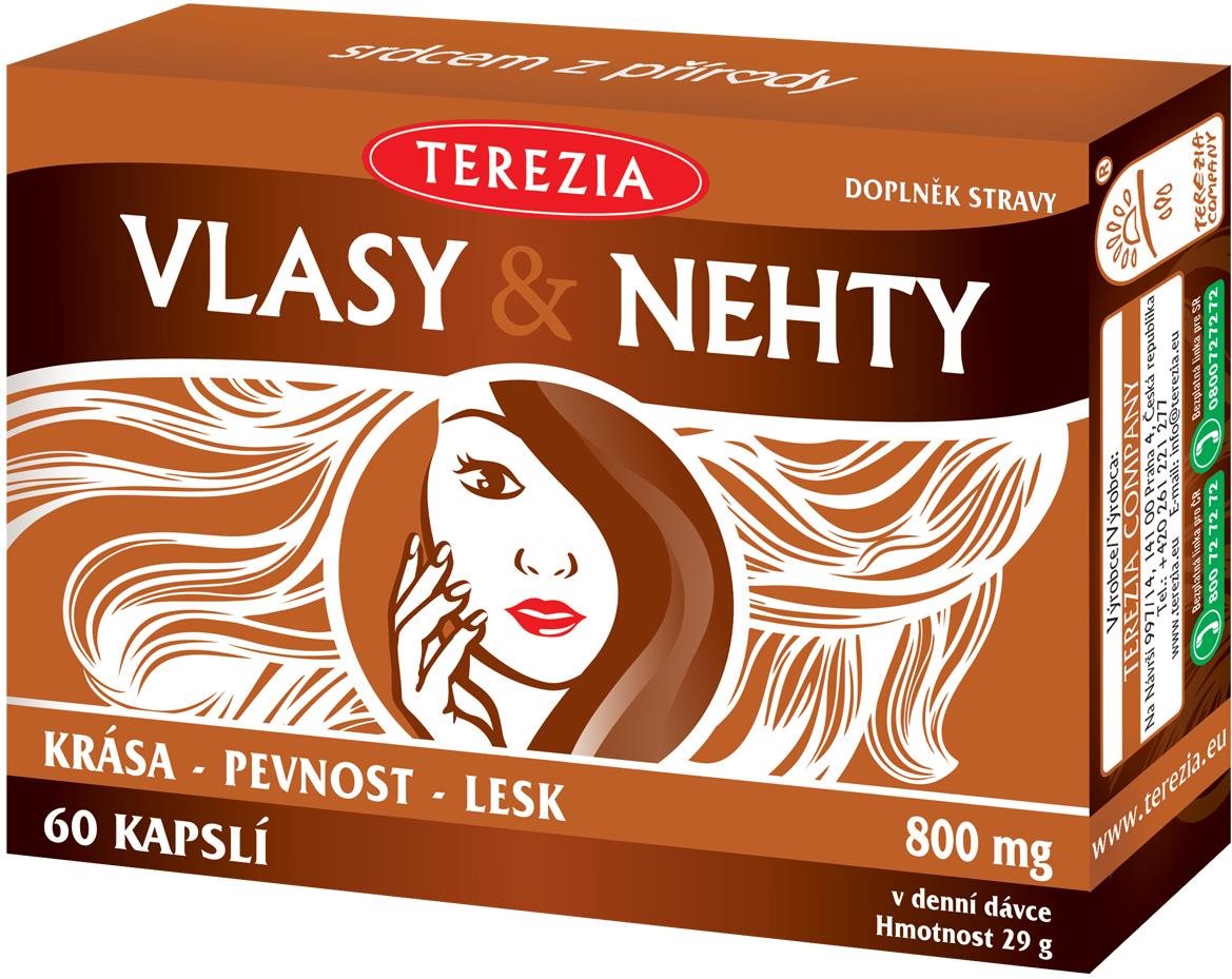 TEREZIA Vlasy & Nehty 60 kapslí