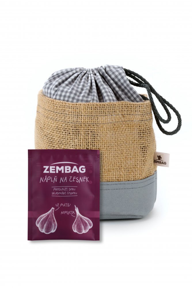 TERPENIX Zembag na 0,75 kg česneku, šedý