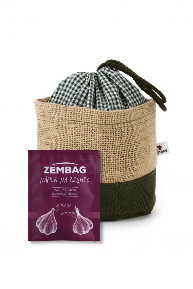 TERPENIX Zembag na 0,75 kg česneku, olivově zelený