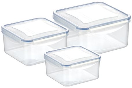 TESCOMA FRESHBOX 3ks, 0.4, 0.7, 1.2 l, čtvercová